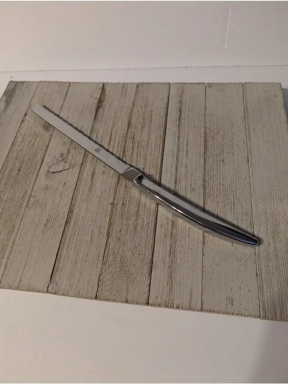 Vintage Saladmaster 406 Carving Serrated Bread Knife Stainless Steel 8
